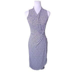 Lark & Ro Sleeveless Floral Print Mock Neck Sheath Dress Size 0